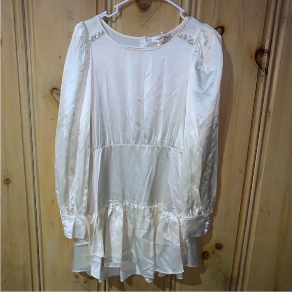 LoveShackFancy White Silk Dress - Picture 5 of 9